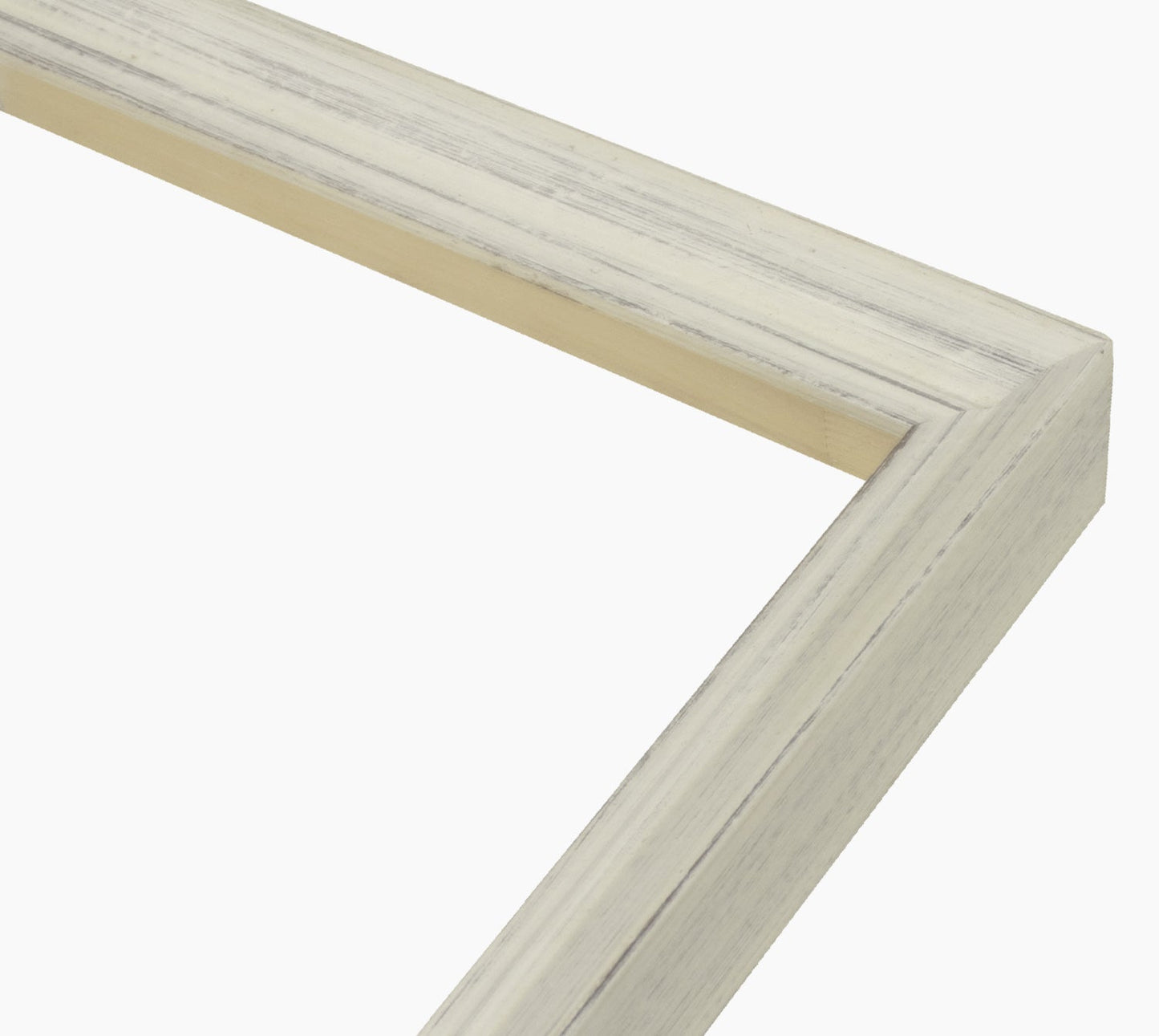 226.920 cadre en bois blanc avec fond marron mesure de profil 42x26 mm Lombarda cornici S.n.c.