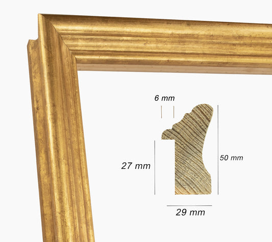 Cadre en bois à la feuille d'or art.240.010