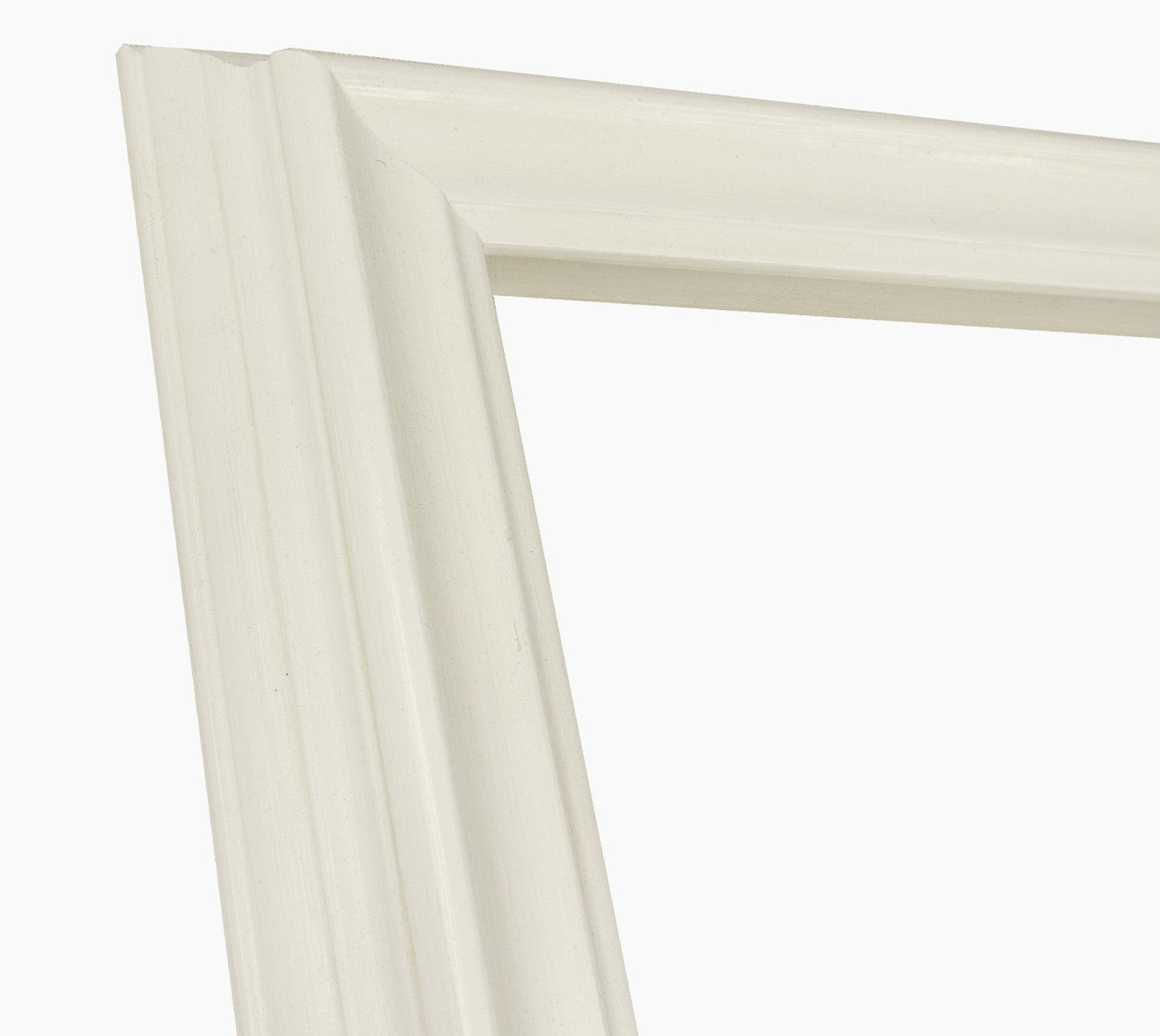 310.899 cadre en bois blanc avec de la cire mesure de profil 60x40 mm Lombarda cornici S.n.c.