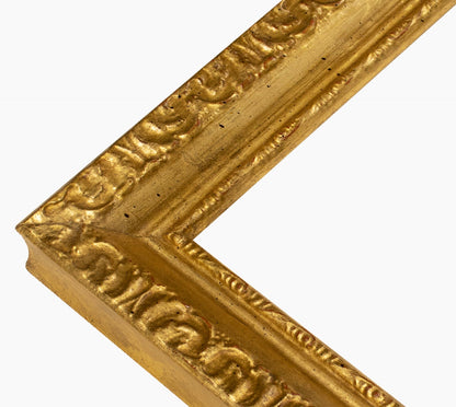 325.010 cadre en bois à la feuille d'or mesure de profil 45x30 mm Lombarda cornici S.n.c.