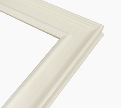 340.899 cadre en bois blanc avec de la cire mesure de profil 60x30 mm Lombarda cornici S.n.c.