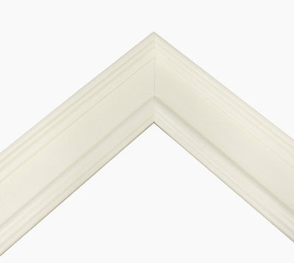 340.899 cadre en bois blanc avec de la cire mesure de profil 60x30 mm Lombarda cornici S.n.c.