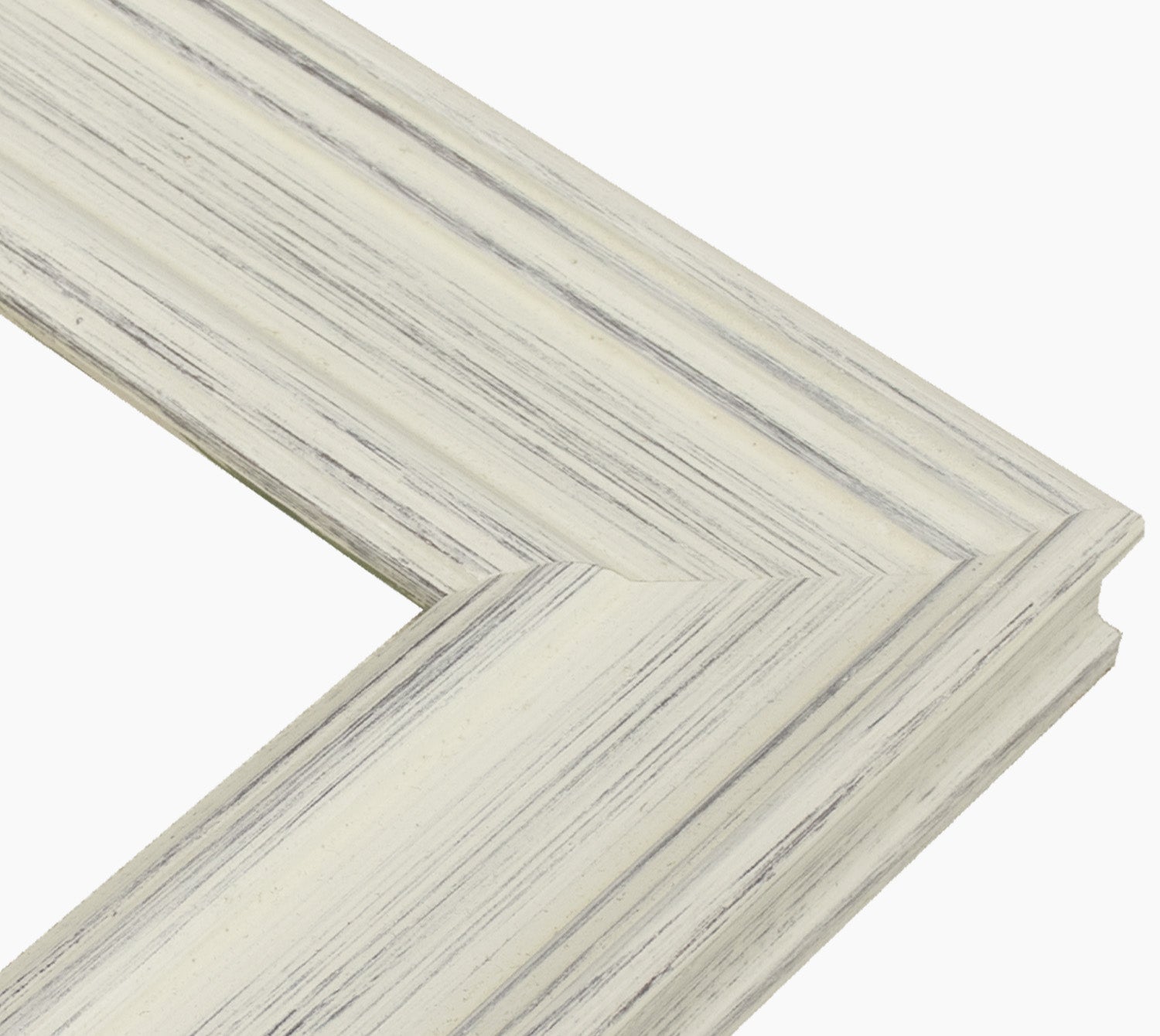 340.920 cadre en bois blanc avec fond marron mesure de profil 60x30 mm Lombarda cornici S.n.c.