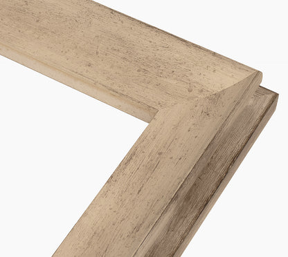 Cadre en bois sur mesure gris tourterelle avec argent 446.2040