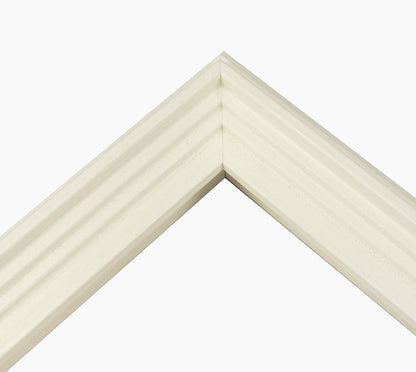 447.899 cadre en bois blanc avec de la cire mesure de profil 65x55 mm Lombarda cornici S.n.c.