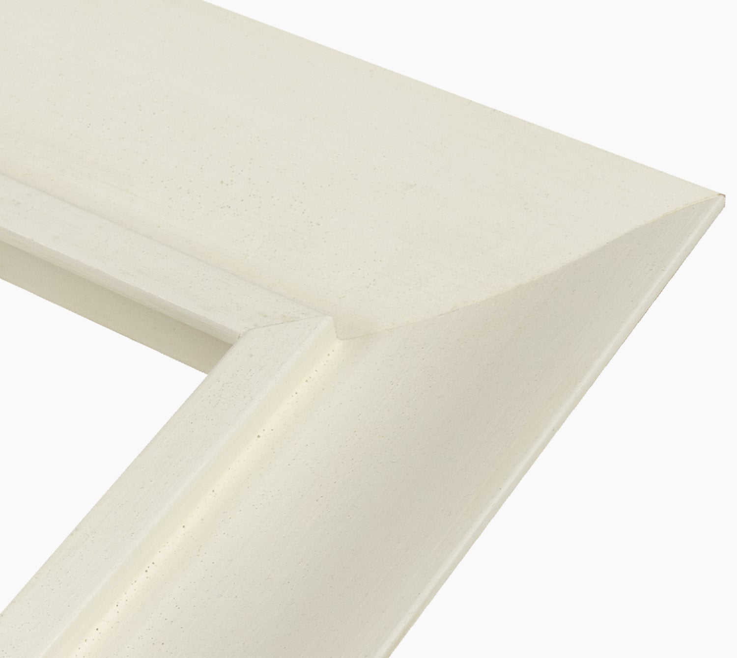 448.899 cadre en bois blanc avec de la cire mesure de profil 80x45 mm Lombarda cornici S.n.c.