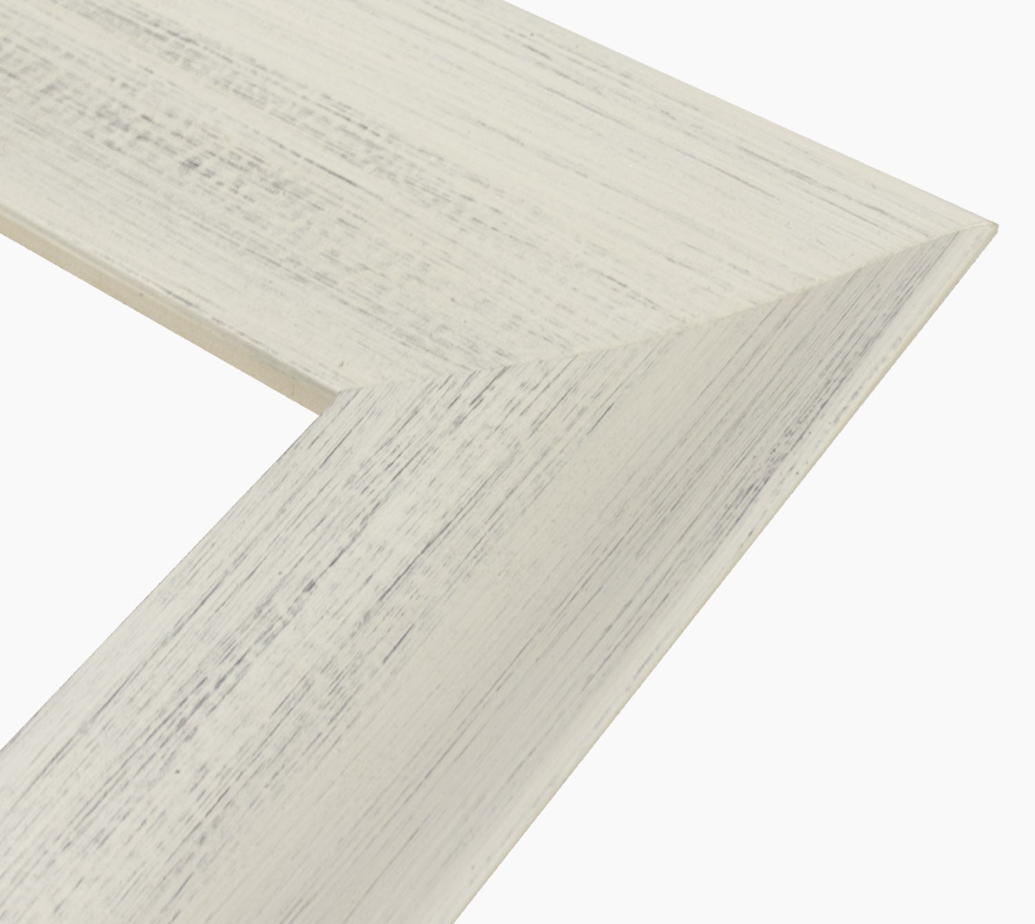 449.920 cadre en bois blanc avec fond marron mesure de profil 100x50 mm Lombarda cornici S.n.c.