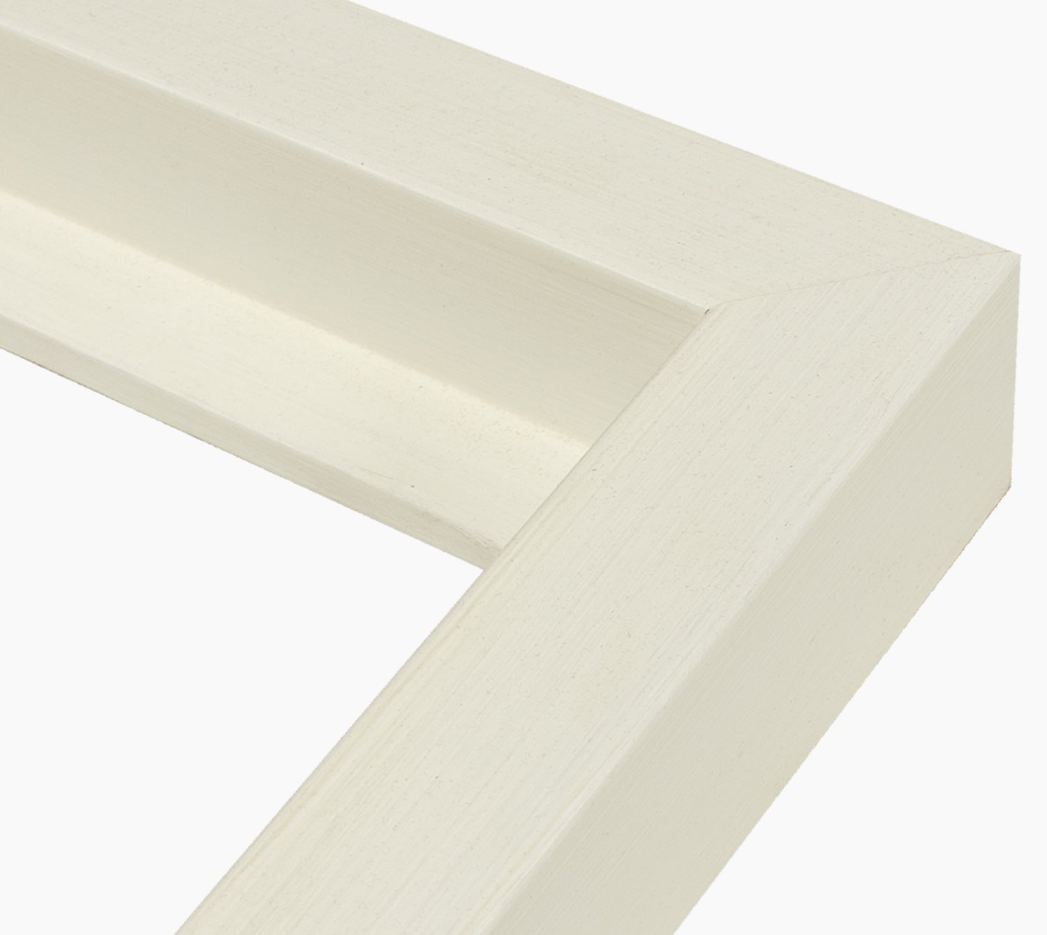 605.899 cadre en bois blanc avec de la cire mesure de profil 60x55 mm Lombarda cornici S.n.c.