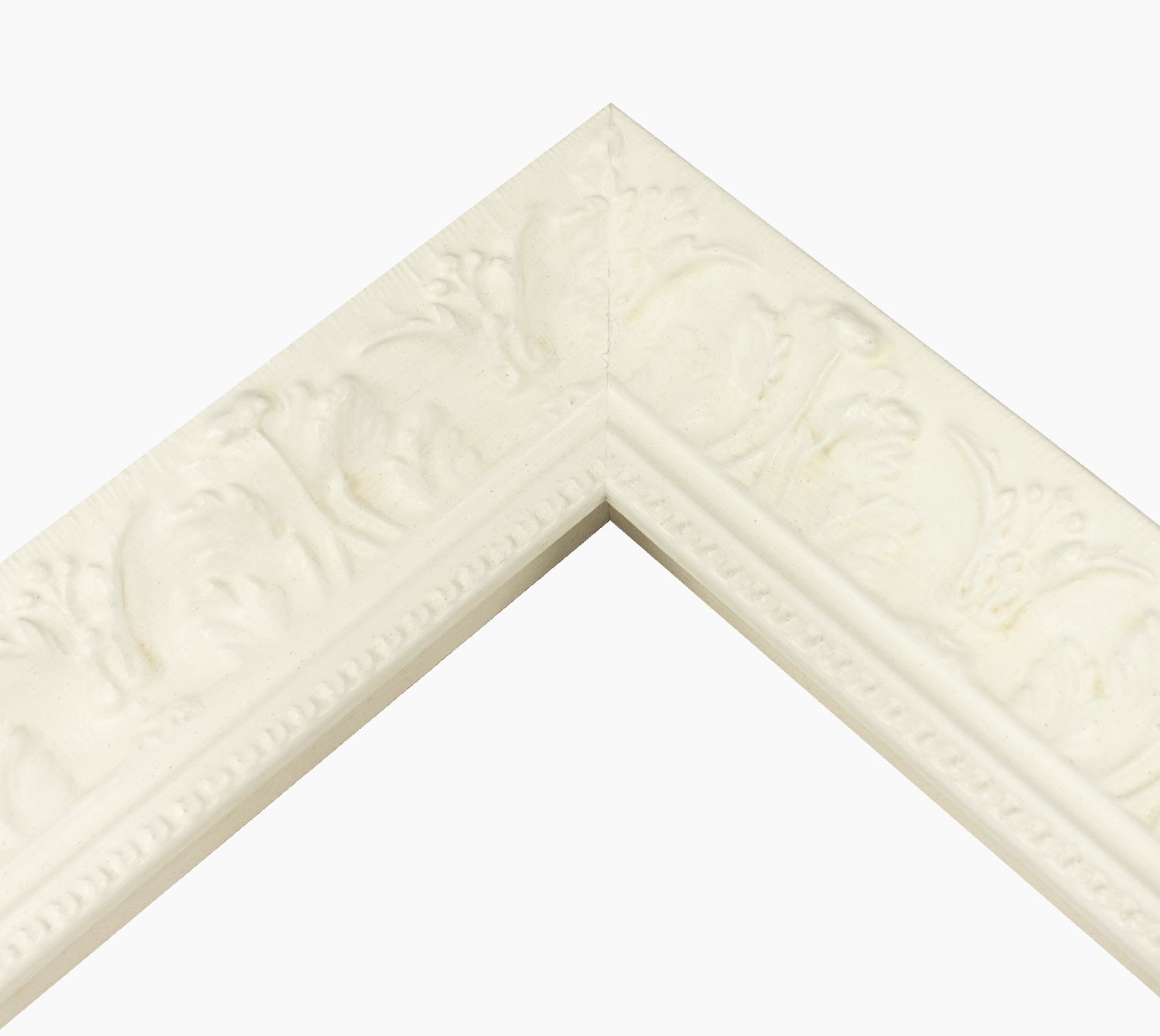 630.899 cadre en bois blanc avec de la cire mesure de profil 60x55 mm Lombarda cornici S.n.c.