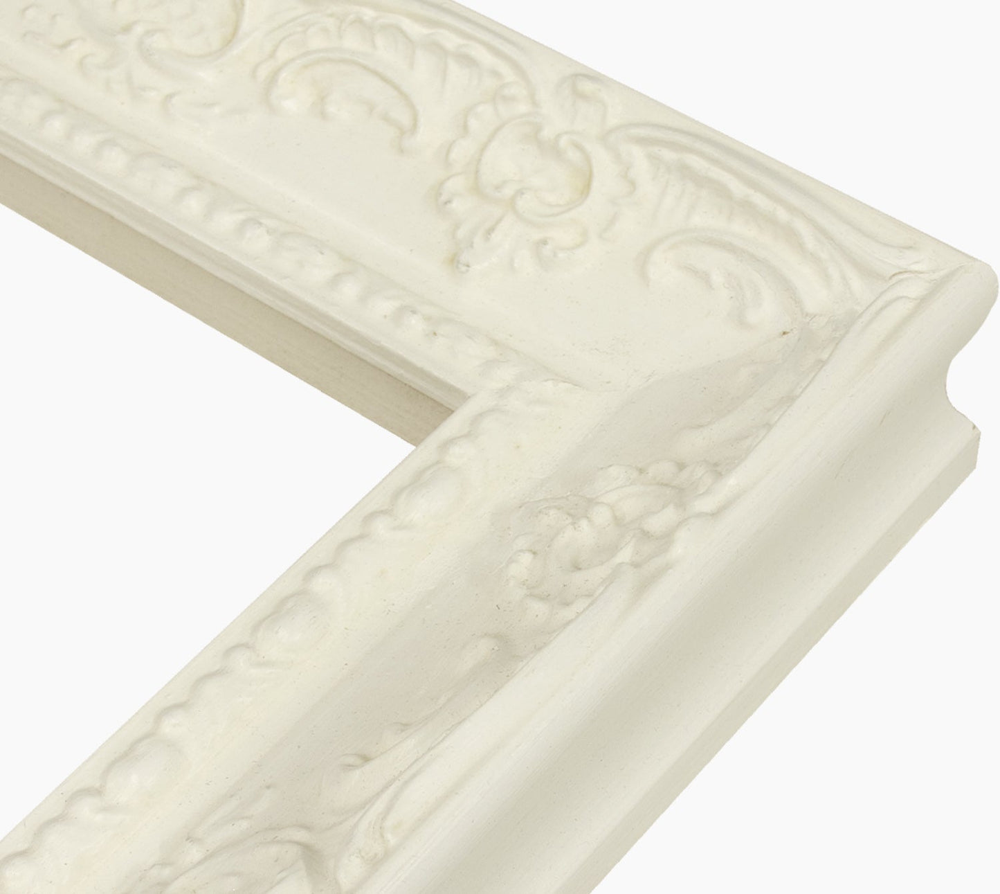 631.899 cadre en bois blanc avec de la cire mesure de profil 65x55 mm Lombarda cornici S.n.c.