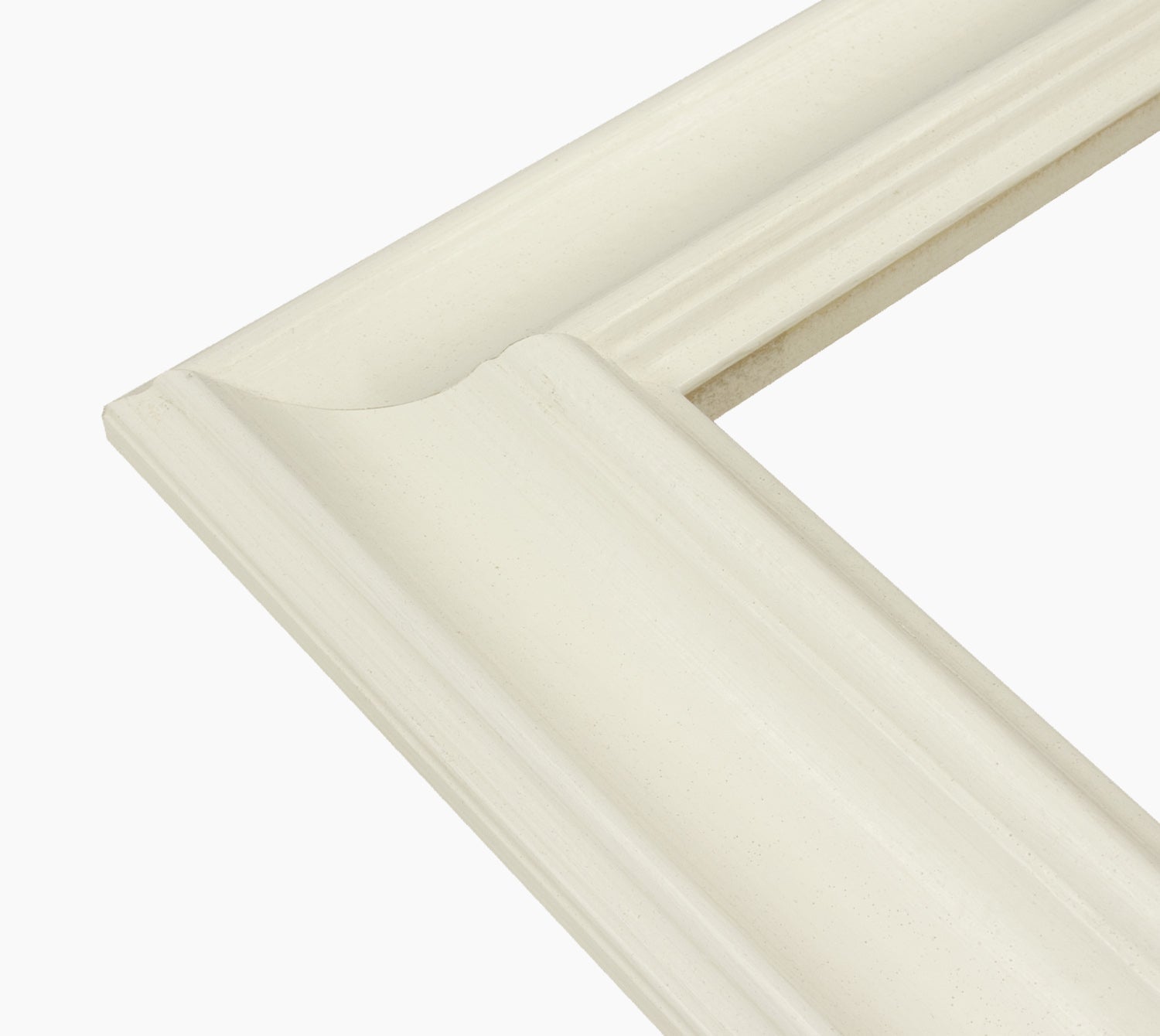 739.899 cadre en bois blanc avec de la cire mesure de profil 80x45 mm Lombarda cornici S.n.c.